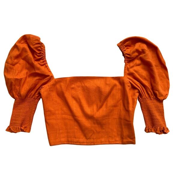 NICHOLAS Puff Sleeve Bustier Top - Picture 7 of 9